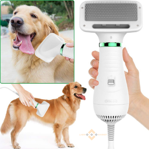 PetSteam™  CEPILLO BLOWER SECADOR PARA MASCOTAS