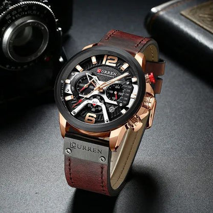 Reloj Curren 8329 Original Pulso Cuero
