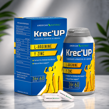 “Krec’Up con L-Arginina y Zinc | 60 cápsulas”