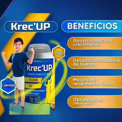 “Krec’Up con L-Arginina y Zinc | 60 cápsulas”