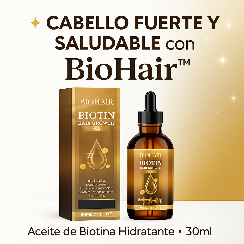 BioHair™  ACEITE DE BIOTINA PARA EL CABELLO 30ML
