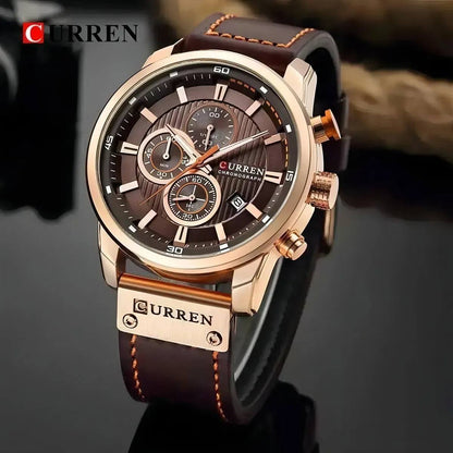 Reloj Curren 8291 Original Pulso Cuero